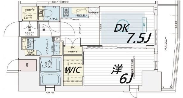 神戸駅 徒歩10分 14階の物件間取画像