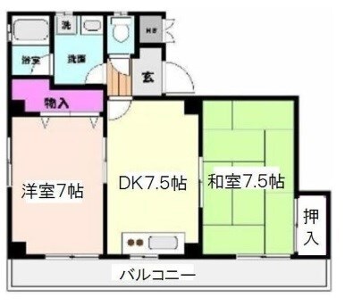 アビリティ岡本南の物件間取画像