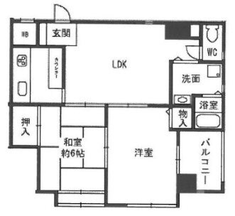 西明石駅 徒歩7分 5階の物件間取画像