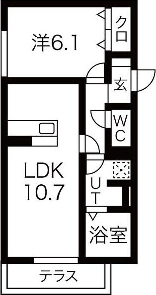 谷上駅 徒歩5分 3階の物件間取画像