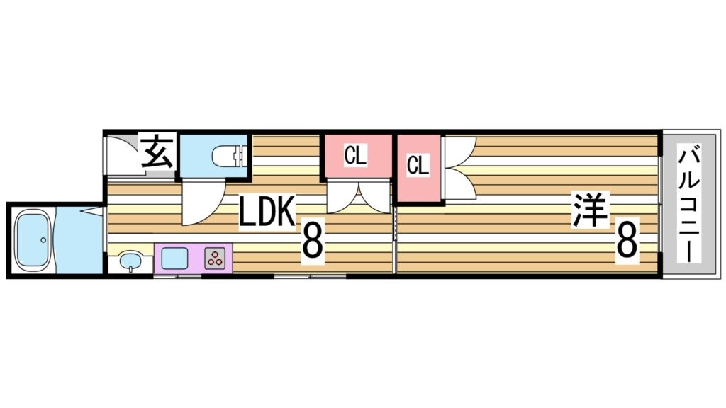 大倉山駅 徒歩5分 3階の物件間取画像