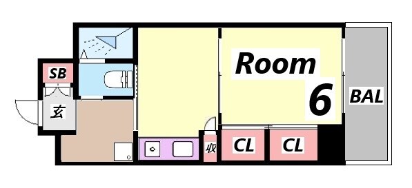 ブルームライフ兵庫の物件間取画像