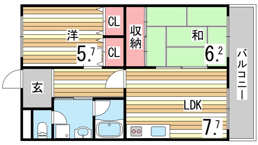 INK東灘の物件間取画像