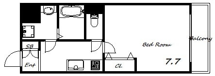 ＬＩＶＩＡＺ　ＫＯＢＥ　ＣＲＥＳＴの物件間取画像