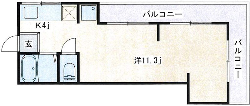 長田駅 徒歩7分 1階の物件間取画像