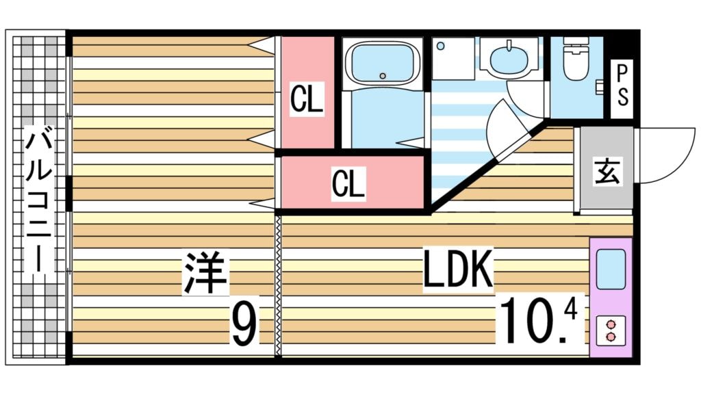 ホワイトヒルの物件間取画像