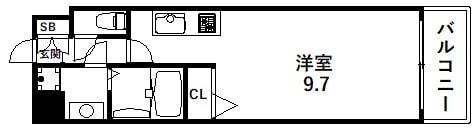 アプリーレ神戸元町の物件間取画像