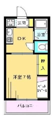 仁川駅 徒歩13分 2階の物件間取画像