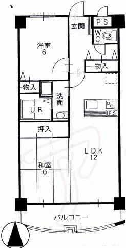 シェリール甲東園の物件間取画像