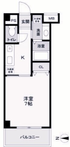 メヌエットKの物件間取画像