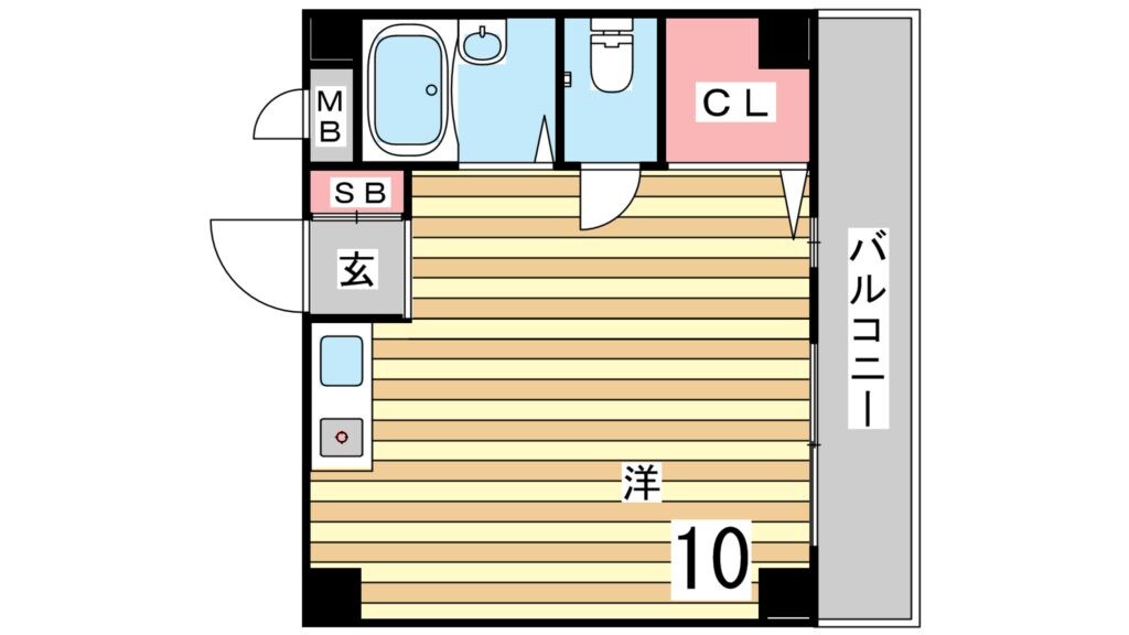 兵庫駅 徒歩2分 3階の物件間取画像