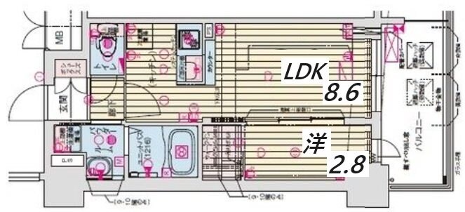 新開地駅 徒歩5分 10階の物件間取画像