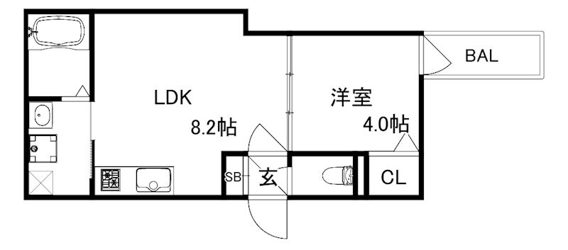 湊川公園駅 徒歩15分 1階の物件間取画像