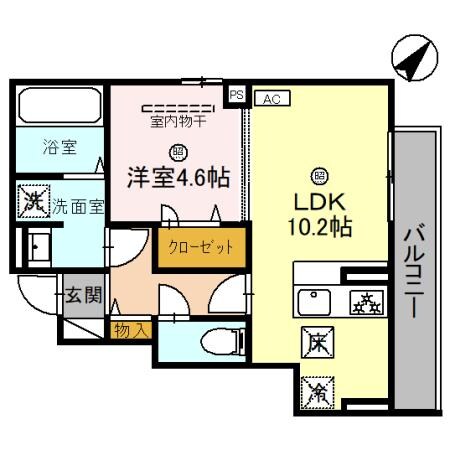 大倉山駅 徒歩15分 1階の物件間取画像