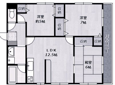 山陽魚住駅 徒歩3分 1階の物件間取画像