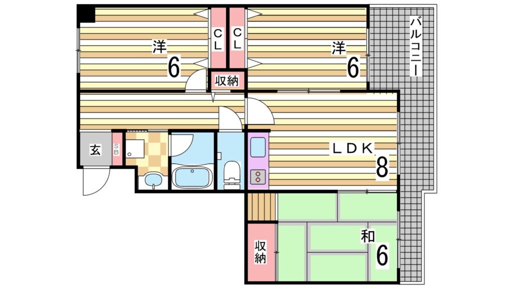 芦屋駅 徒歩10分 2階の物件間取画像