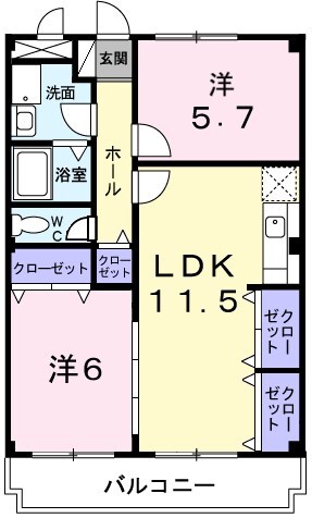 グランフォーレ池上の物件間取画像