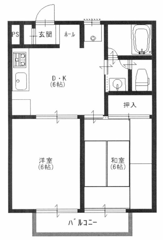 田尾寺駅 徒歩4分 2階の物件間取画像