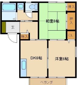 板宿駅 徒歩10分 2階の物件間取画像