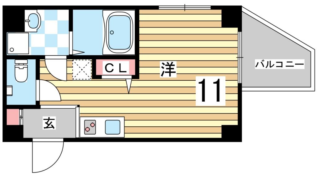 新長田駅 徒歩5分 3階の物件間取画像