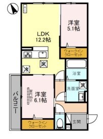 西江井ケ島駅 徒歩3分 2階の物件間取画像