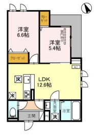 西江井ケ島駅 徒歩3分 2階の物件間取画像