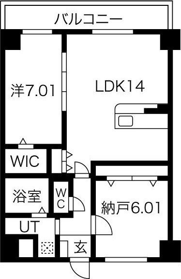 今津駅 徒歩14分 5階の物件間取画像