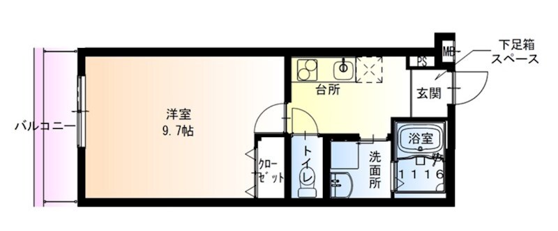 甲子園駅 徒歩12分 3階の物件間取画像