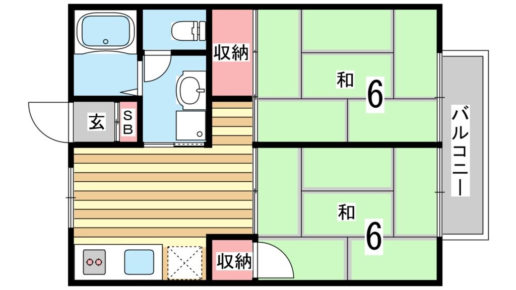 ピアン広町の物件間取画像