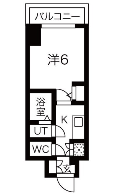 兵庫駅 徒歩8分 14階の物件間取画像