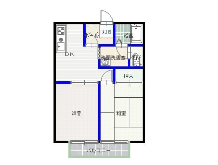 ハイツセイフウＢの物件間取画像