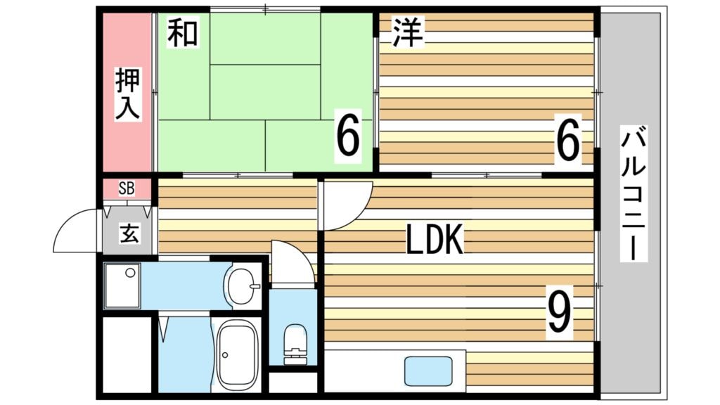 アルカディア諏訪山の物件間取画像