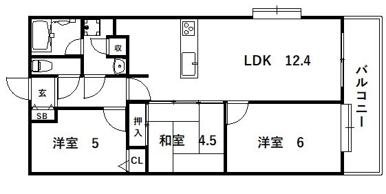 エスリード大倉山公園の物件間取画像