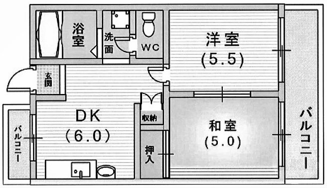 プレシオン御影の物件間取画像