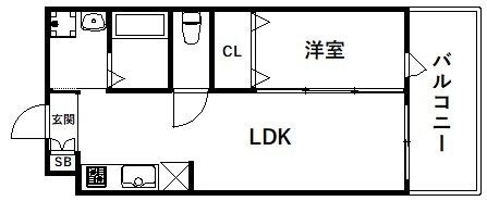 甲東園駅 徒歩7分 3階の物件間取画像