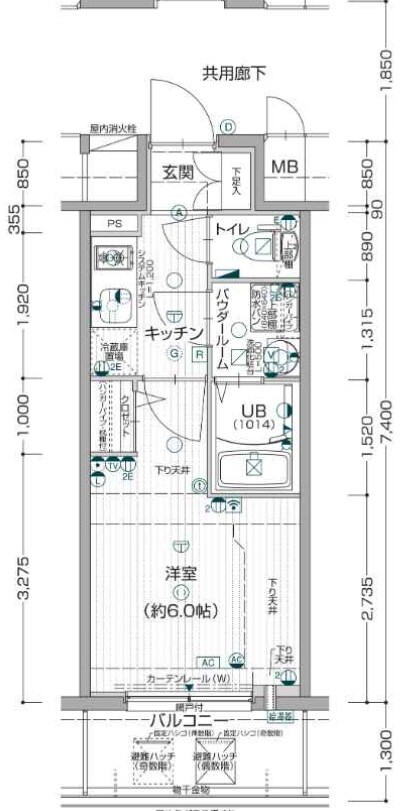 兵庫駅 徒歩3分 6階の物件間取画像