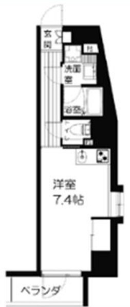 コンフォート王子の物件間取画像