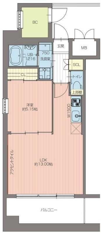 今津駅 徒歩2分 5階の物件間取画像