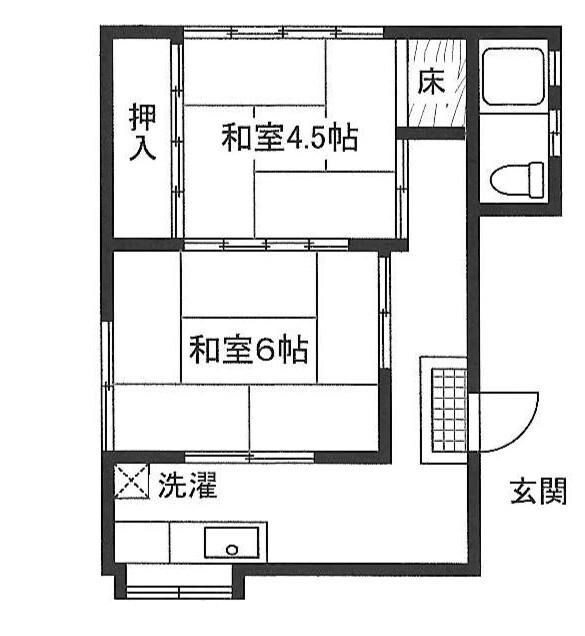 加納マンションの物件間取画像