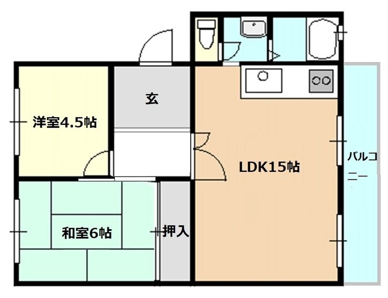 メゾン北鈴の物件間取画像