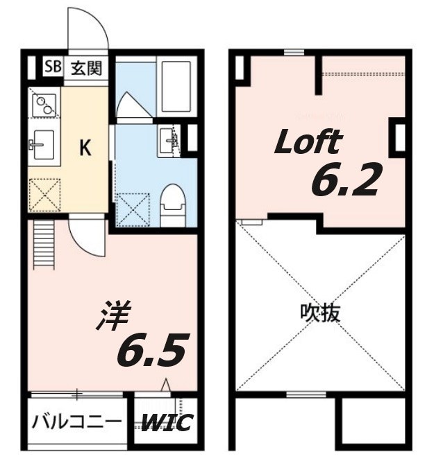 苅藻駅 徒歩7分 2階の物件間取画像