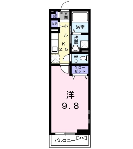 アルカンシェルの物件間取画像