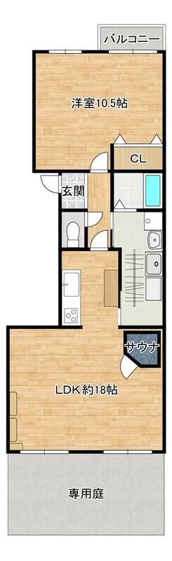 鈴蘭泉台第6ハウスの物件間取画像