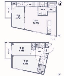 RA-ASHIYAの物件間取画像