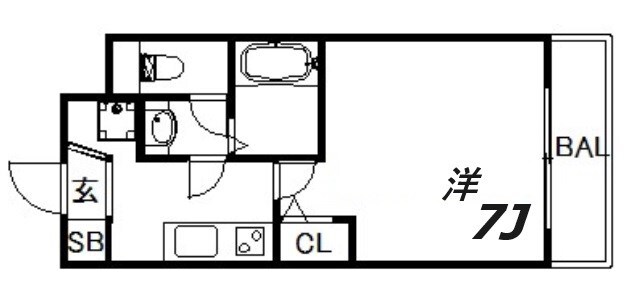 西代駅 徒歩5分 4階の物件間取画像