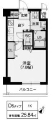 スプランディッド甲子園の物件間取画像