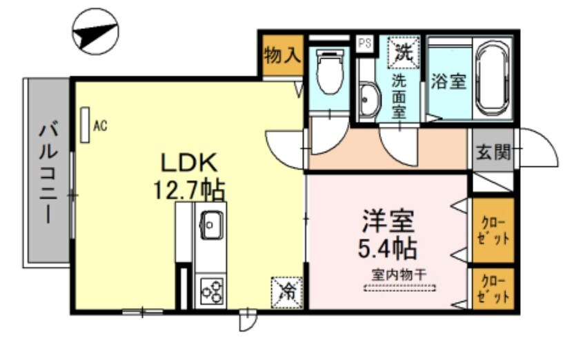CLAIRの物件間取画像