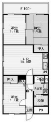 グロリオーサ甲東の物件間取画像