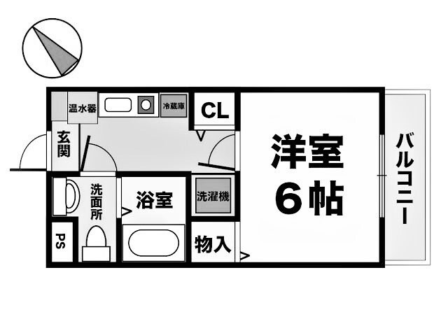 リバーサイド樫の木の物件間取画像