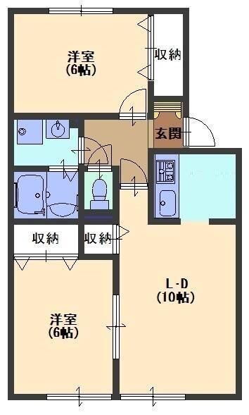 チェリーバレイＺの物件間取画像